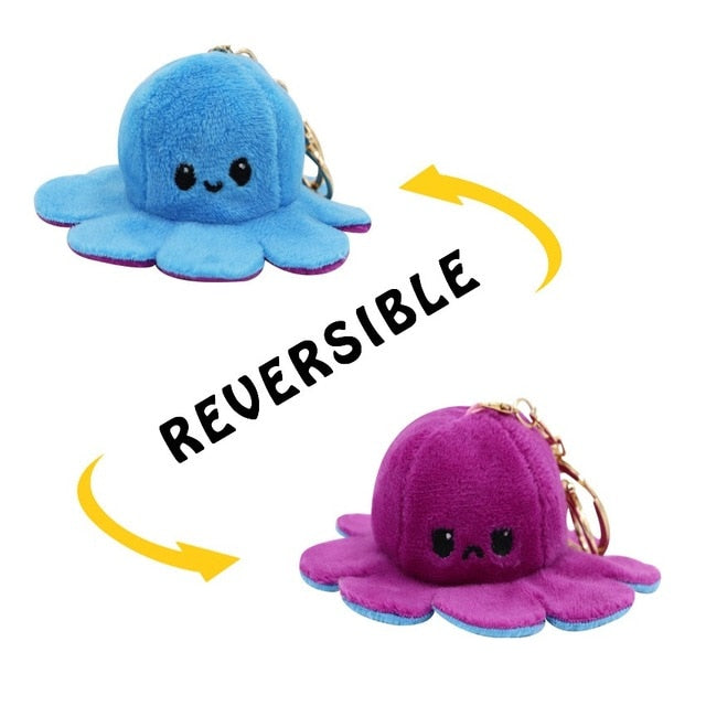 Reversible Octopus Keychain