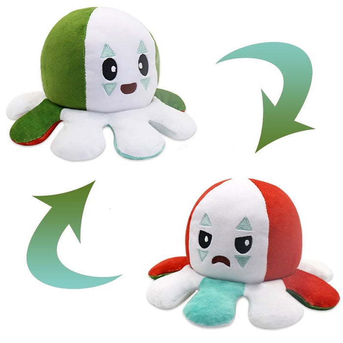 Green Reversible Octopus Toy
