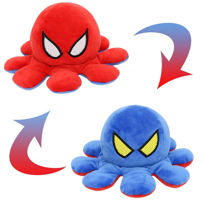 Blue Reversible Octopus Toy