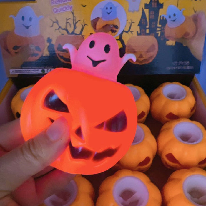 Halloween Mini Squishy Fidget Luminous Toy