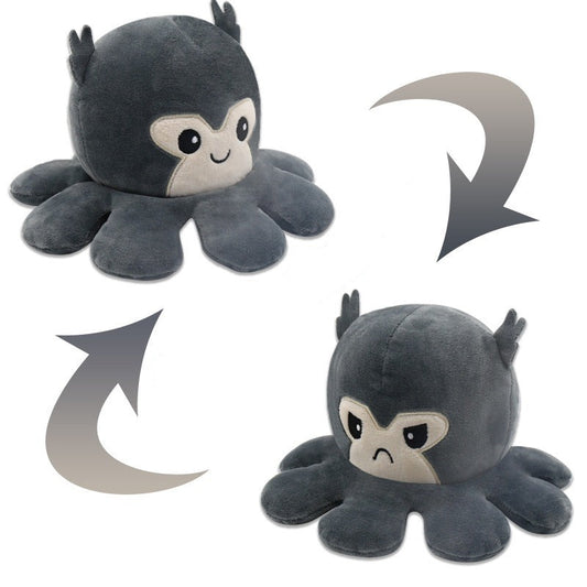 Monkey Reversible Octopus Plush Toy