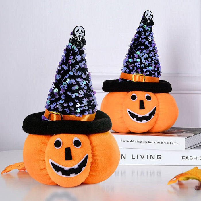 Halloween Plush Pumpkin Lantern Funny Toy