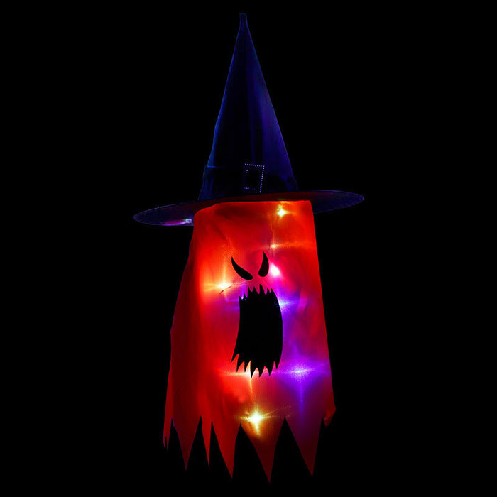 Halloween Hat Decoration Spooky Ghost LED Toy