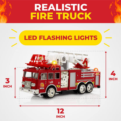 Extending Rescue Rotating Ladder Fire Truck Toy