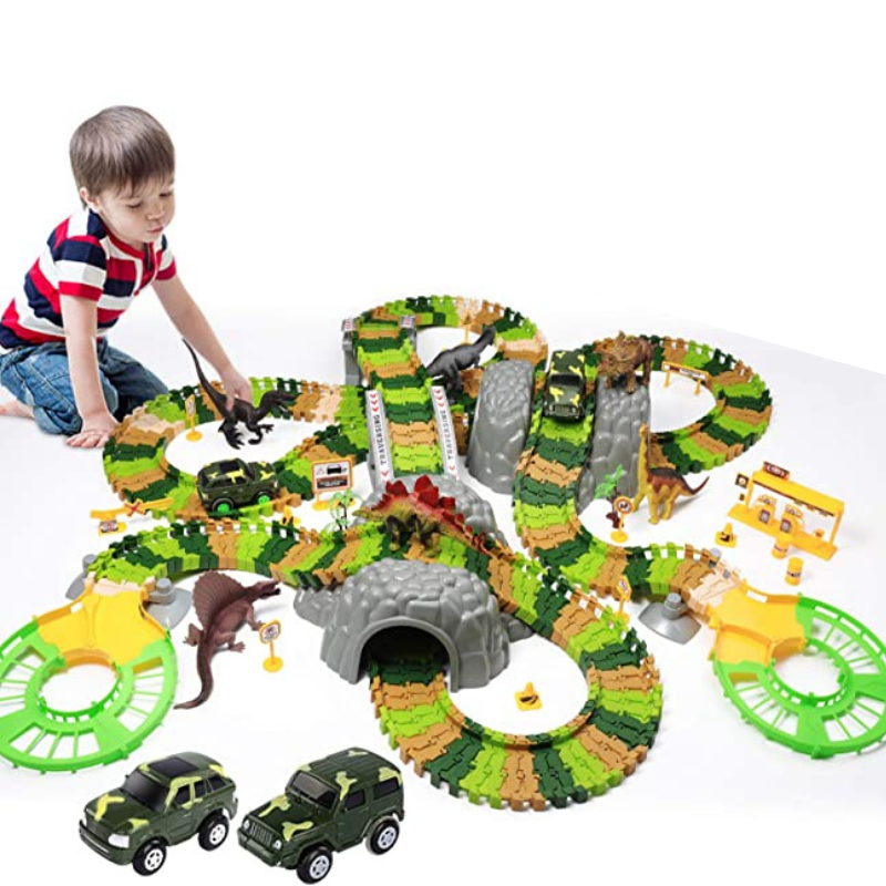 Dinosaur Toys With Activity Play Mat & Trees