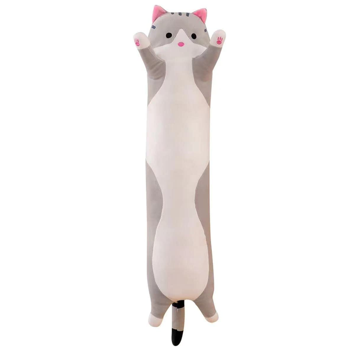 Cute Long Cat Stuffed Squish Plush Pillow